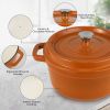 Cast iron Dutch POTS are suitable for gas, electric, ceramic, induction furnaces, and even grills. It can be used for cooking