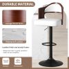 This bar stool set consists of 2 pieces. You can freely place the stools in any setting, such as bars, kitchen islands, restaurants, counters