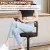 This bar stool set consists of 2 pieces. You can freely place the stools in any setting, such as bars, kitchen islands, restaurants, counters