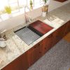 Lordear Undermount Stainless Steel Kitchen Sink Ledge Workstation Deep Single Bowl 16 Gauge Kitchen Sink Basin