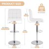 The high bar stool has a height-adjustable function. They are suitable for use with kitchen islands, family leisure areas or small coffee bars