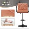 The back of the bar counter chair is equipped with a height-adjustable pull rod, which can be adapted to bars or islands of different heights
