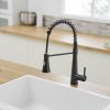 Modern 304 stainless steel pull-out kitchen faucet